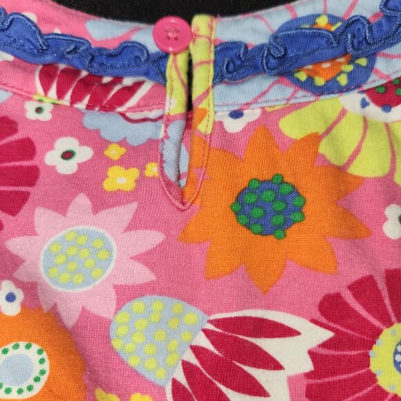 Hanna Andersson Girls 3T Multicolored Floral Sun Dress 2158 - Picture 3 of 6